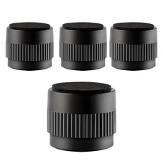 친절한마이쮸 가구다리 높이조절 발받침 50mm 의자부속품, 블랙, 4개