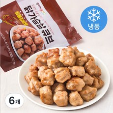 곰곰 닭가슴살 큐브 숯불갈비맛 (냉동), 100g, 1개입, 6개