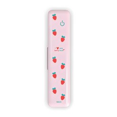 라온케어 휴대용 칫솔살균기 RNS-202ser, 딸기