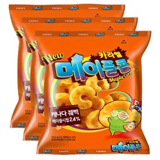 크라운 카라멜 메이플콘, 74g, 3개 74g, 3개