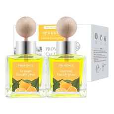 普羅旺斯汽車擴香器 50ml, 2件, Lemon Eucalyptus