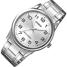 CASIO 卡西歐 男款金屬錶帶手錶 MTP-V001D-7B