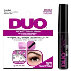 Duo Quickset睫毛膠, 黑暗的, 1個
