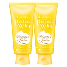 센카 퍼펙트 휩 비타민C 포어리스 글로우 에프, 100g, 2개
