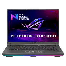 에이수스 2024 ROG 스트릭스 G16 코어i9 인텔 13세대 지포스 RTX 4060, Eclipse Gray, 1TB, 16GB, Free DOS, G614JV-N4117