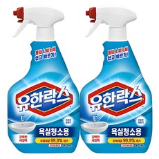 유한락스 세정제 욕실청소용, 900ml, 2개