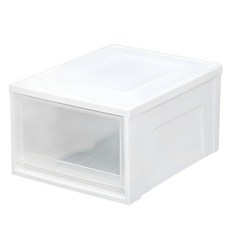 아이리스 국내 제조 BC 시스템 수납박스 BC-450, 클리어, 35 x 45 x 23.5 cm, 1개 클리어, 1개