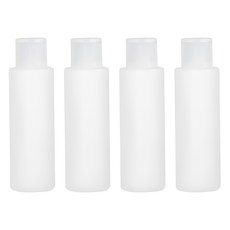 DOSell 乾淨整理多功能小分裝空瓶 100ml, 4個, 白色
