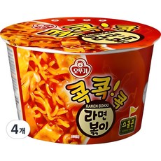 오뚜기 콕콕콕 라면볶이 용기 120g, 4개