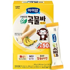 일동후디스 아이얌 구워만든 순곡물바 실속형 5g 50입