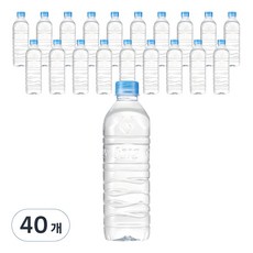 아이시스 ECO 생수 무라벨, 500ml, 40개