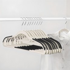 코멧 홈 미끄럼방지 회전형 옷걸이, 블랙, 10개 블랙, 10개입