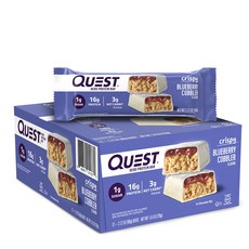 QUEST NUTRITION 高蛋白能量脆棒, Blueberry Cobbler, 1盒