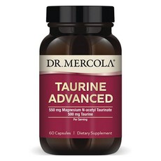 DR. MERCOLA 牛磺酸高級膠囊, 1個, 60顆