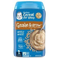 Gerber 嘉寶 寶寶副食品穀物粉, 全麥口味, 227g, 1罐