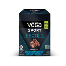 veGa nutrition 健身用優質蛋白粉 巧克力風味, 528g, 1盒