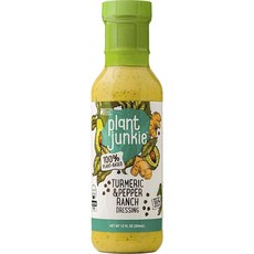 Better Body Foods Plant Junkies 牛油果油牧場調料薑黃和胡椒, 1個, 354ml