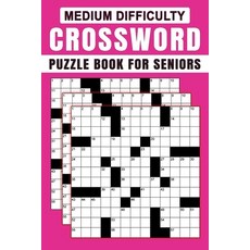 (外文書) Medium Difficulty Crossword Puzzle Book For Seniors Paperback, Independently Published, English