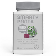 SMARTYPANTS vitamins 孩童用綜合維他命&礦物質咀嚼錠, 1罐, 60顆