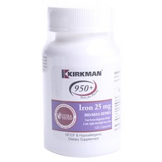 Kirkman 無麩質補鐵膠囊, 120入, 1個, 120顆