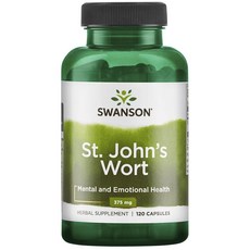 Swanson 斯旺森 聖約翰草膠囊 375mg, 120顆, 1罐