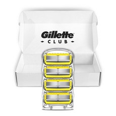 Gillette 吉列 ProShield鋒護潤滑系列刮鬍刀片, 4, 1