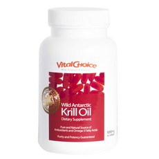 VitalChoice 蝦青素磷蝦油 350 毫克軟膠囊, 90顆, 1罐