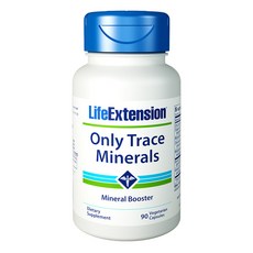 LIFE EXTENSION 礦物質補充素食膠囊, 90顆, 1罐