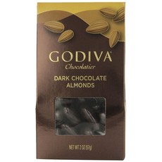 GODIVA 黑巧克力杏仁, 1個, 57g