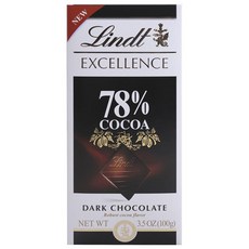 Lindt 瑞士蓮 78%可可黑巧克力, 1片, 100g