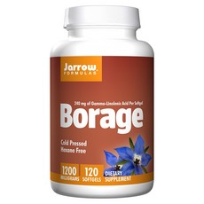 Jarrow FORMULAS 賈羅公式 琉璃苣油軟膠囊 1200mg, 120顆, 1罐