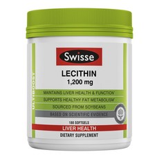 Swisse 卵磷脂軟膠囊 1200mg, 180顆, 1罐