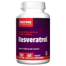 Jarrow FORMULAS 賈羅公式 白藜蘆醇素食膠囊 100mg, 60顆, 1罐