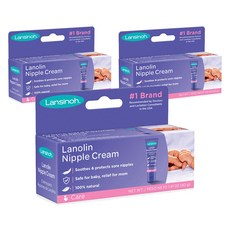 Lansinoh 蘭思諾 羊毛脂護乳霜, 3個, 40g