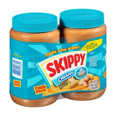 SKIPPY 吉比 柔滑花生醬, 1.36kg, 2罐
