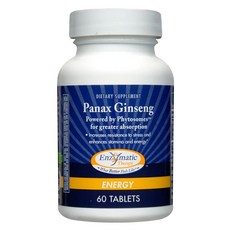 ENZYMATIC THERAPY 人蔘萃取錠, 60 件, 1個