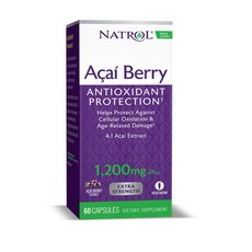 NATROL 巴西莓素食膠囊 1200mg, 60顆, 1盒