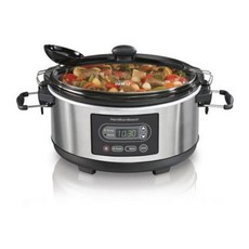 Hamilton Beach 可定時電鍋 銀色 4.7L, 單品