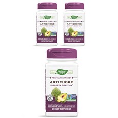 Nature's Way 然萃維 朝鮮薊素食膠囊, 60顆, 3罐