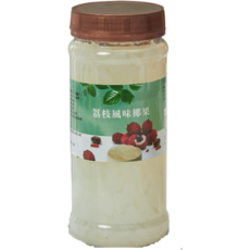 JJ蛋糕烘焙 荔枝椰果, 550g, 1個, 1個裝
