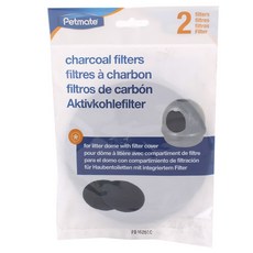 Petmate 寵物用竹炭過濾器 2入, 單色