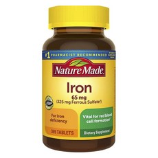 Nature Made 萊萃美 鐵補充錠 65mg, 365顆, 1罐