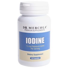 DR. MERCOLA 碘補充膠囊 1.5mg, 30顆, 1罐