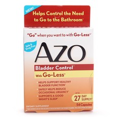 AZO Bladder Care Go-Less膀胱保健膠囊, 54顆, 1罐