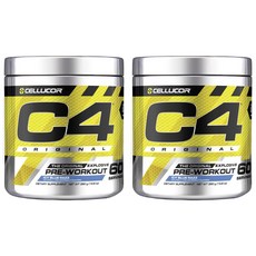 CELLUCOR C4 Original Pre Workout運動補充飲沖泡粉 Ice Blue Razz款, 2罐, 390g