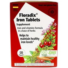 Floradix 鐵片, 1個, 120入