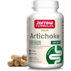 Jarrow FORMULAS 賈羅公式 朝鮮薊素食膠囊 500mg, 180顆, 1罐