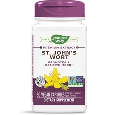 Nature's Way 然萃維 聖約翰草300mg素食膠囊, 90顆, 1罐