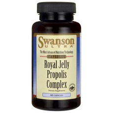 Swanson 斯旺森 蜂王乳蜂膠複合膠囊, 60顆, 1罐
