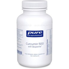 Pure Encapsulations 薑黃素500胡椒鹼膠囊, 120顆, 1罐